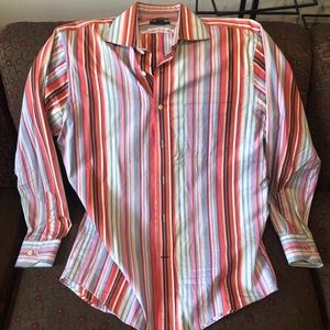Striped button down shirt